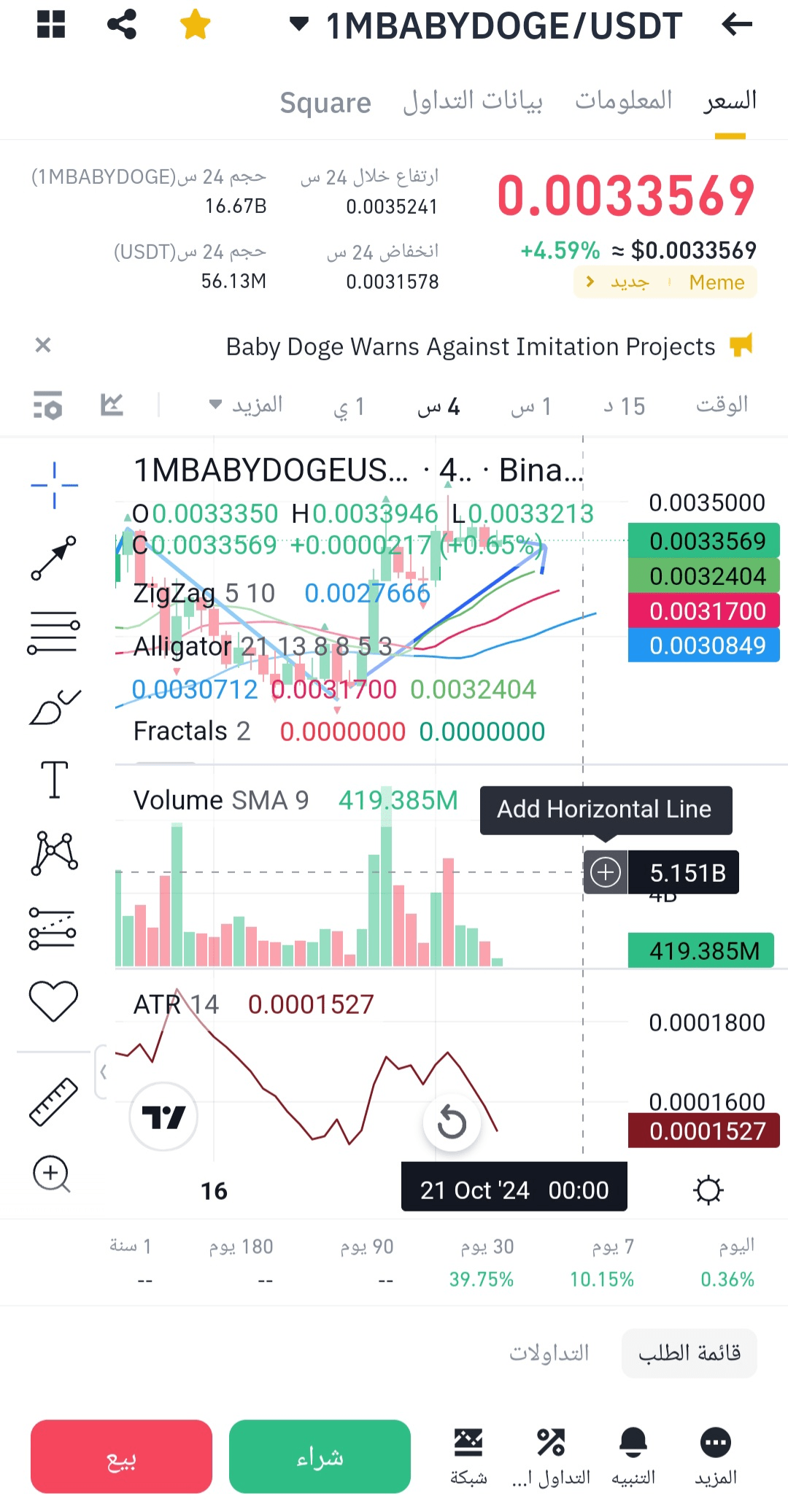 Baby Doge 分析：暴风雨前的宁静？